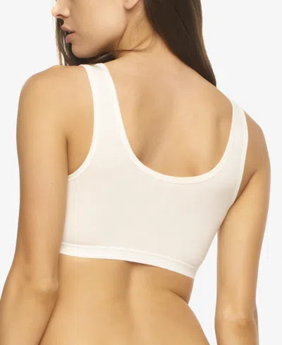 Felina Cotton Bralette In White