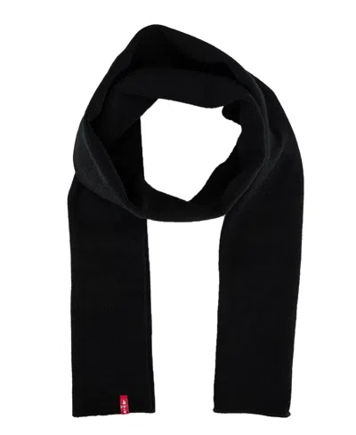Levi's Men's 2-piece Matching Beanie And Scarf Set In Black