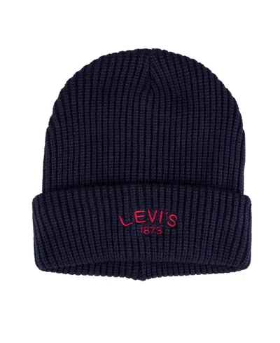 Levi's Men's 2-piece Beanie And Scarf Set In Blue