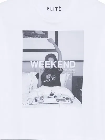 Elite End T-shirt In White