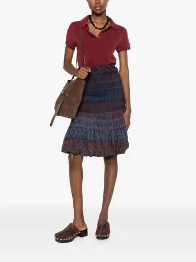 分层式中长半身裙