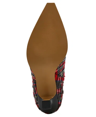 Betsey Johnson Women's Pamella Kitten-heel Dress Boots In Multi