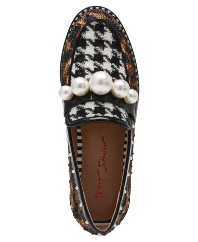 Betsey Johnson Harloe Loafer In Animal Print