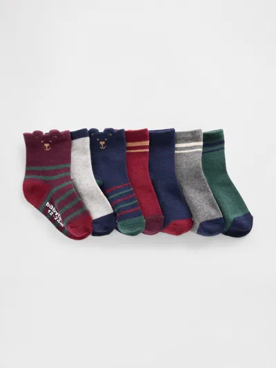 Gap Baby & Toddler Crew Socks (7-pack) In Multi