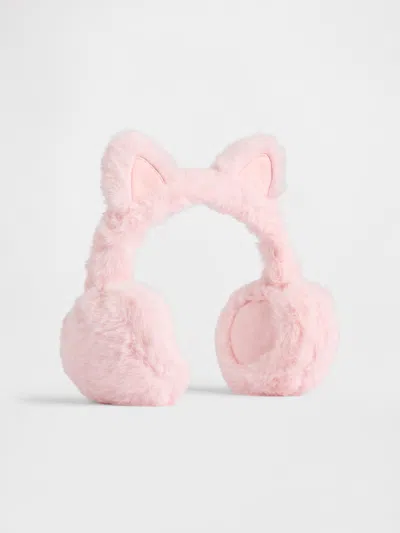 Gap Toddler Cat Earmuffs In Pink