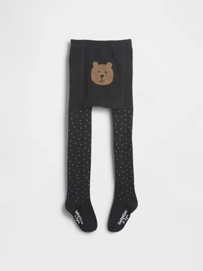 Gap Baby & Toddler Glitter Dot Bear Tights In Multi