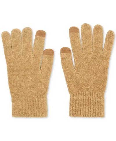 Steve Madden Chenille Magic Gloves, 3-pack In Brown