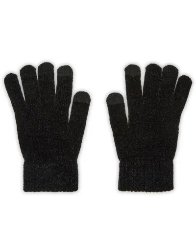 Steve Madden Chenille Magic Gloves, 3-pack In Black