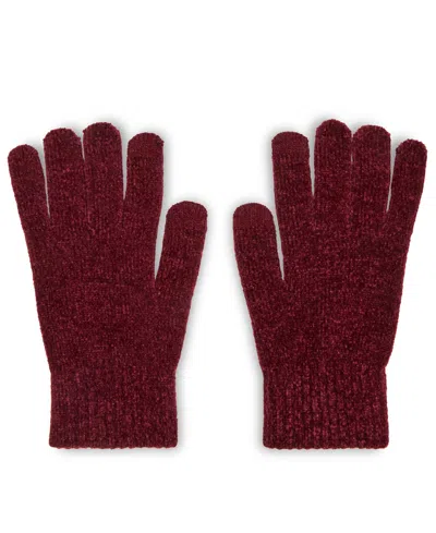 Steve Madden Chenille Magic Gloves, 3-pack In Brown