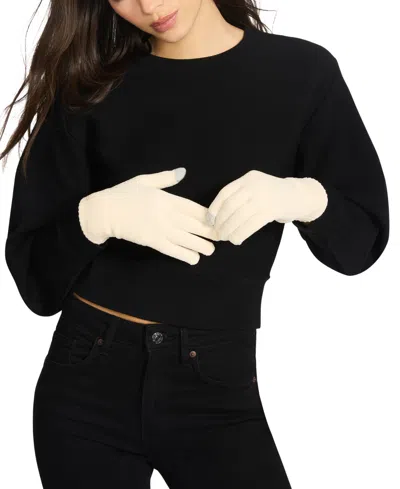 Steve Madden Chenille Magic Gloves, 3-pack In Brown