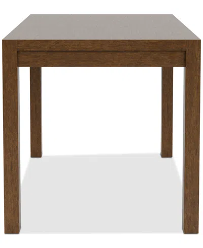Macy's Davie Rectangular Dining Table In Brown