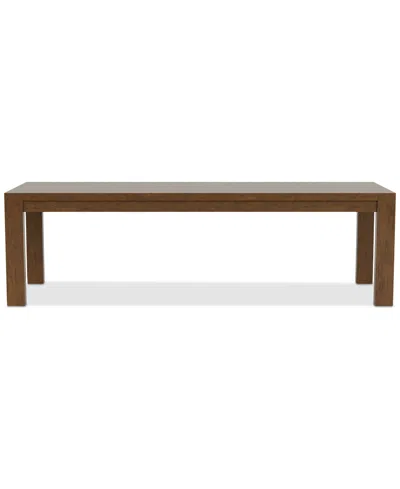 Macy's Davie Rectangular Dining Table In Brown
