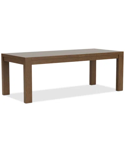 Macy's Davie Rectangular Dining Table In Brown