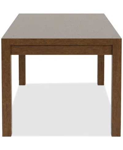 Macy's Davie Rectangular Dining Table In Brown