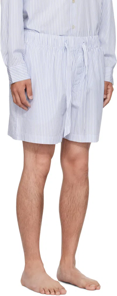 Tekla Striped Pajamas In White