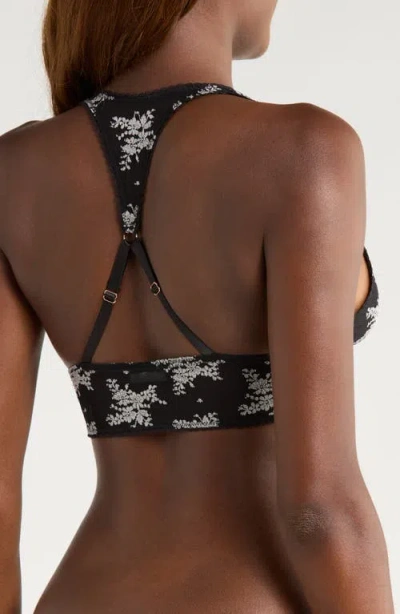 Free People Talk About It Racerback Bralette In Black