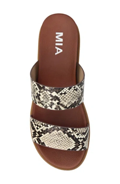 Mia Women's Yelena Wedge Slide Sandals In Multi