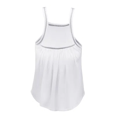 Jjwinks Wine Down Built-in Shelf Racerback Tank Lounge & Sleep Top In White