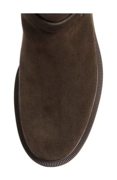 Christian Louboutin Dianouchette Suede Red Sole Ankle Boots In Brown