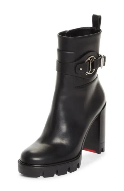 Christian Louboutin Dianouchette Lug Sole Bootie In Black