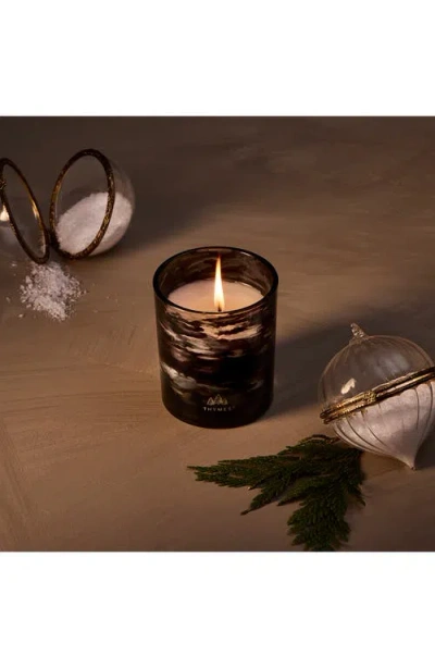 Thymes Noir Woods Votive Candle In Black