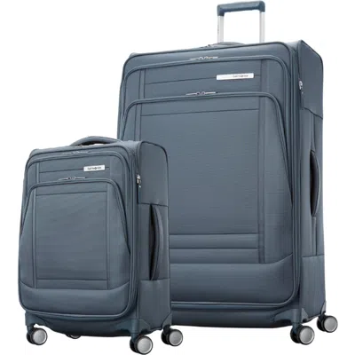 Samsonite Uplift Lightweight 2-piece Set (carry-on/checked-large) Softside Expandable Luggage In Blue