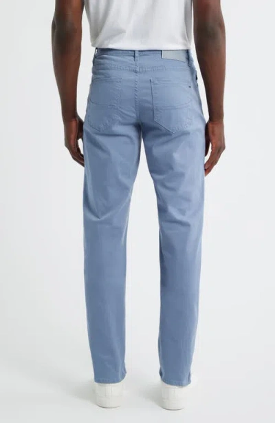 Brax Cadiz Straight Leg Stretch Twill Pants In Blue