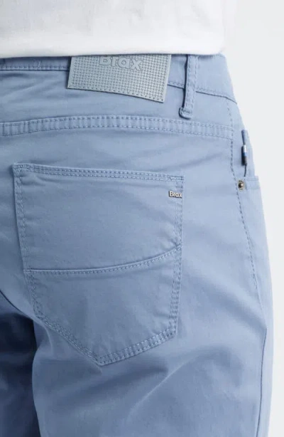 Brax Cadiz Straight Leg Stretch Twill Pants In Blue