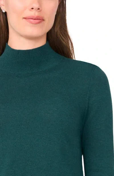 Halogenr Halogen(r) Button Cuff Turtleneck Sweater In Green