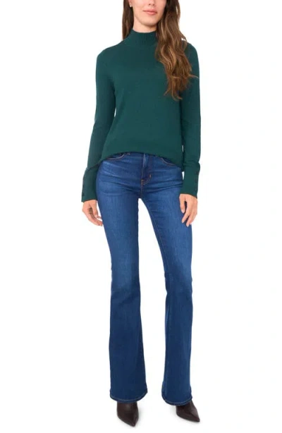 Halogenr Halogen(r) Button Cuff Turtleneck Sweater In Green