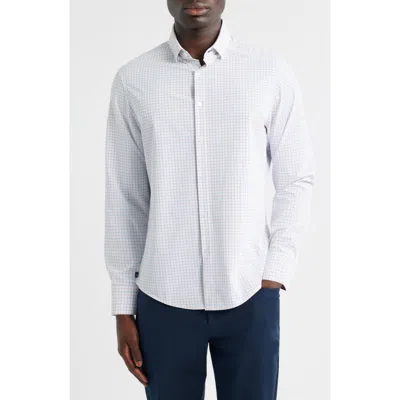 Mizzen + Main Mizzen+main Leeward No Tuck Trim Fit Performance Button-up Shirt In White