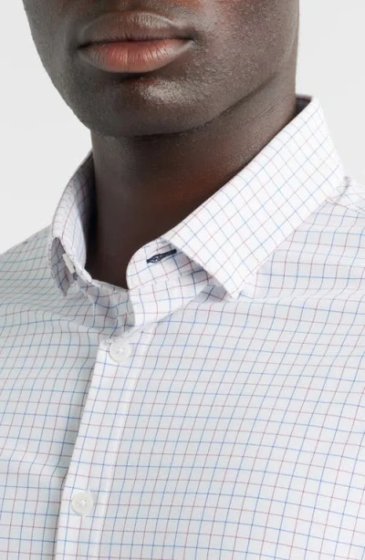 Mizzen + Main Mizzen+main Leeward No Tuck Trim Fit Performance Button-up Shirt In White