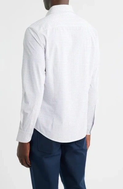 Mizzen + Main Mizzen+main Leeward No Tuck Trim Fit Performance Button-up Shirt In White