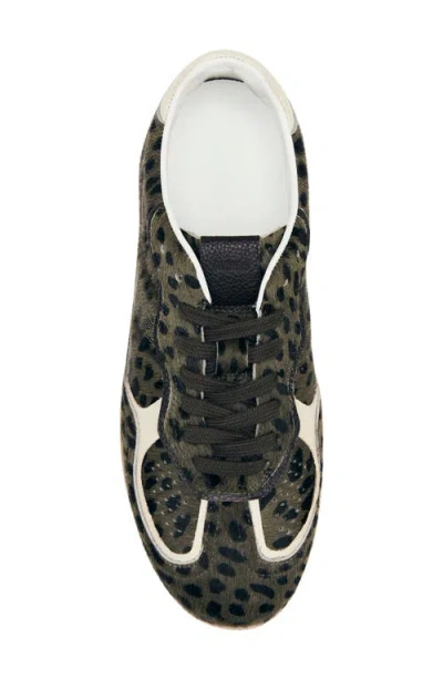 Alohas Womens Tb.490 Leopard-print Leather Low-top Trainers Soft Ta In Green