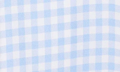 Thom Browne Gingham Silk Twill Button-up Shirt In Blue