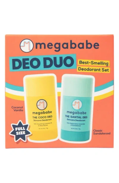 Megababe Deo Duo Best-smelling Deodorant Set $28 Value In Multi
