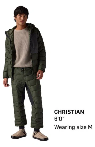 Backcountry Waas Allied Down Pant In Green