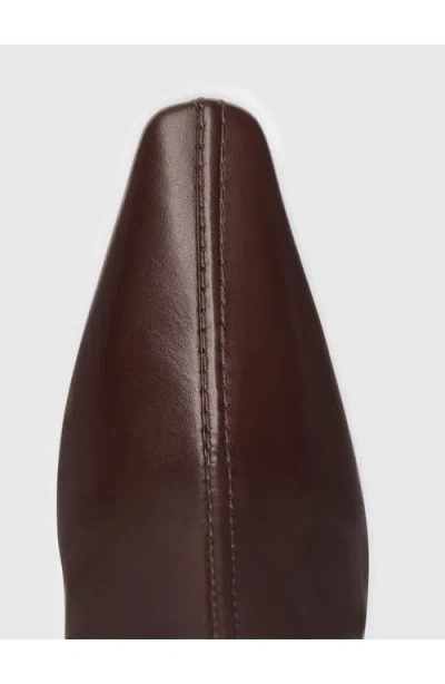 Reformation Tatyana Ankle Boot In Brown