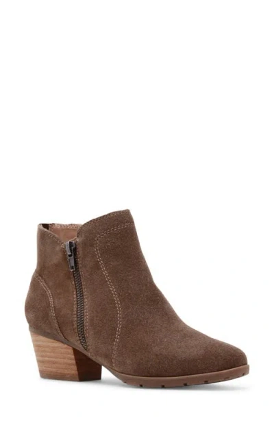 Blondo Vivian Waterproof Bootie In Taupe Suede