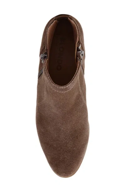 Blondo Vivian Waterproof Bootie In Taupe Suede
