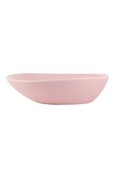Stone Lain Delilah Porcelain 6-piece Pasta Bowl Set In Pink