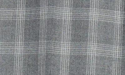 Zanella Devon Flat Front Plaid Wool Dress Pants In Multi