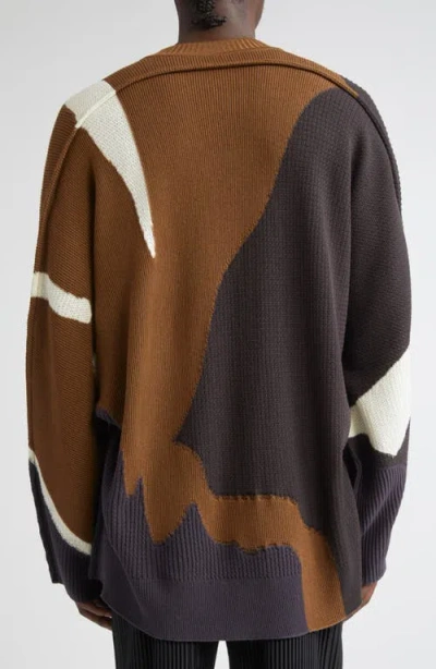 Issey Miyake Agate Sweater In Multi