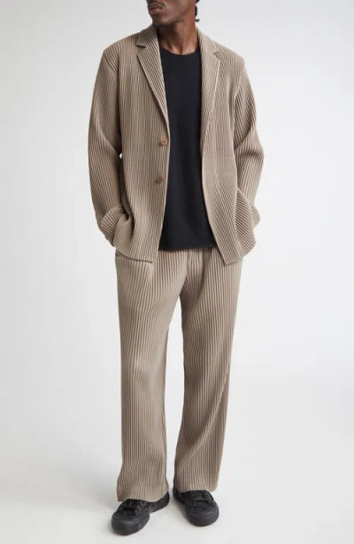 Issey Miyake Homme Plissé  Tailored Pleats 1 Sport Coat In Neutral