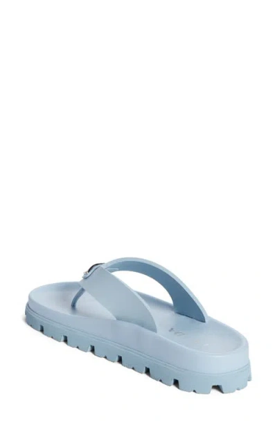 Prada Thong Sandals In Blue