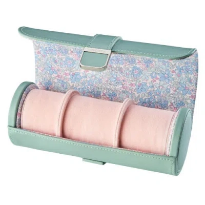 Wolf X Liberty Triple Watch Roll In Blue