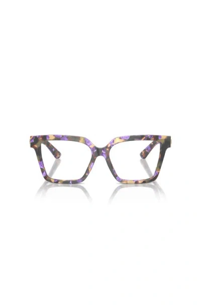 Dolce & Gabbana Dolce&gabbana 53mm Square Optical Glasses In Multi