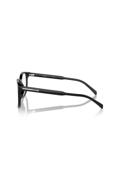 Prada 52mm Phantos Optical Glasses In Black