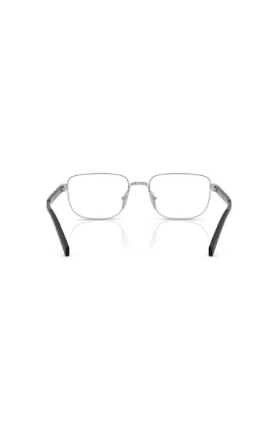 Prada 55mm Rectangle Optical Glasses In Multi