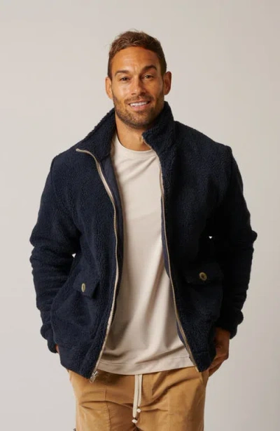 Leisure Lab Fleece Jacket In Blue